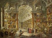 Giovanni Paolo Pannini, Interior of a Picture Gallery with the Collection of Cardinal Silvio Valenti Gonzaga